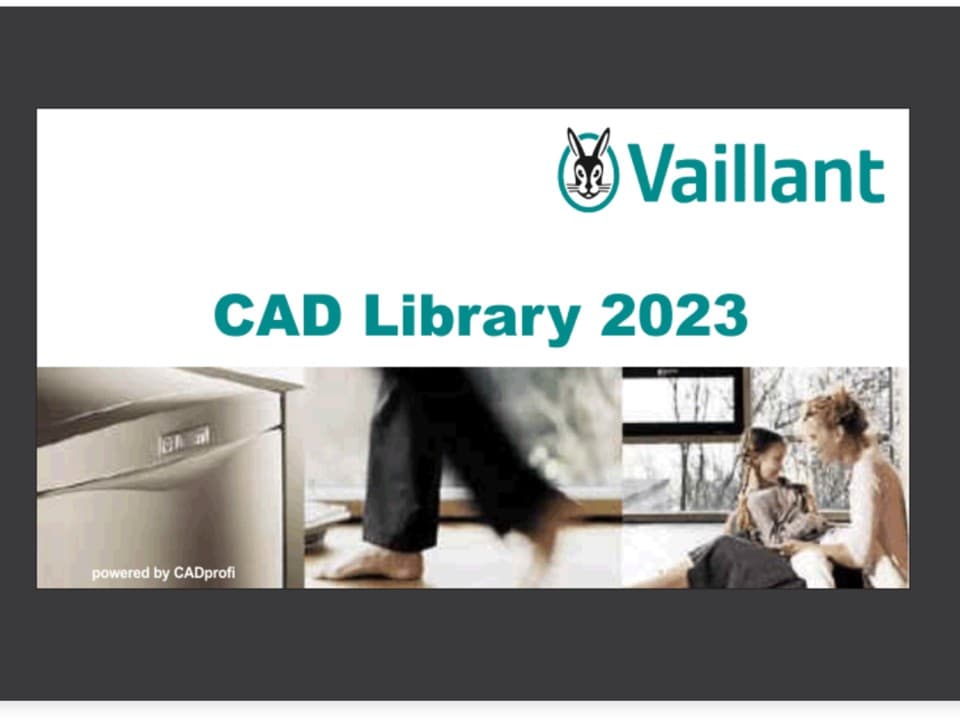Installation de la bibliothèque CAD de Vaillant