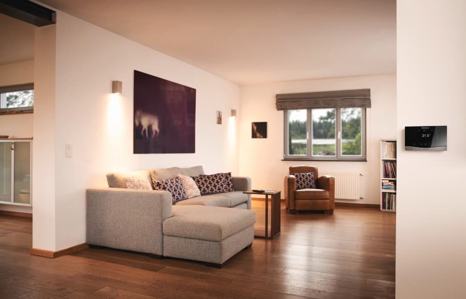 Salon avec régulateur