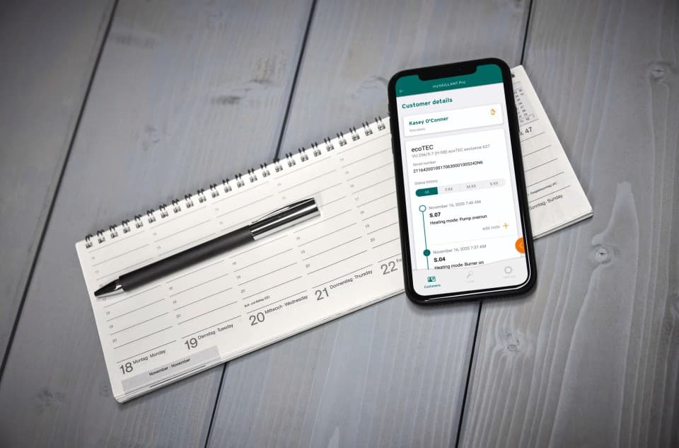 Site internet myVAILLANT Pro