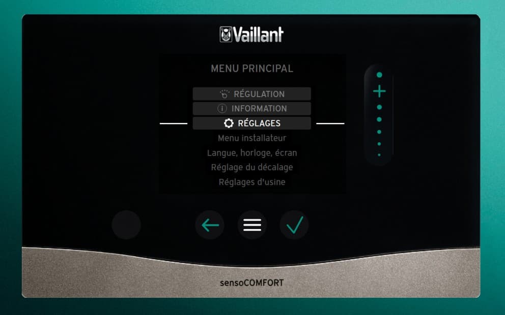 Simulateur sensoCOMFORT VRC 720/3