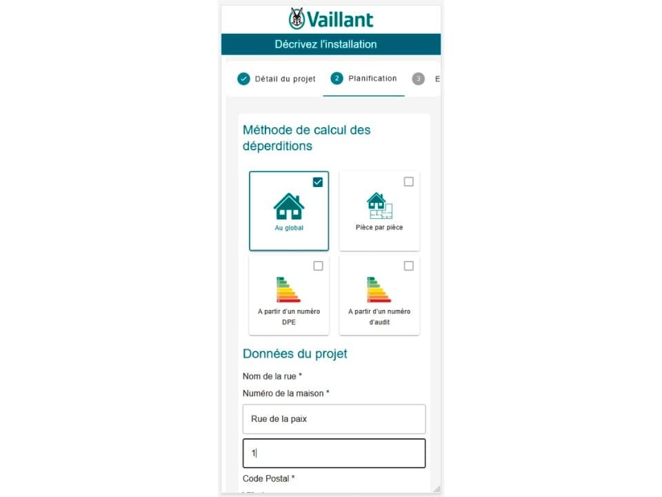 Calculez les déperditions
