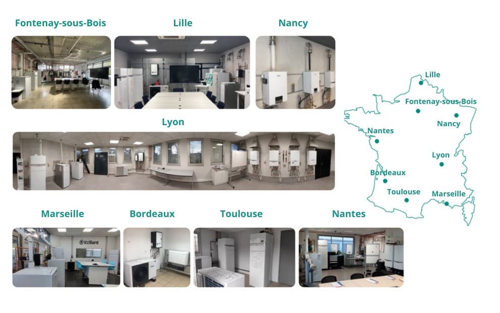 Salles de formation Vaillant Group Académie