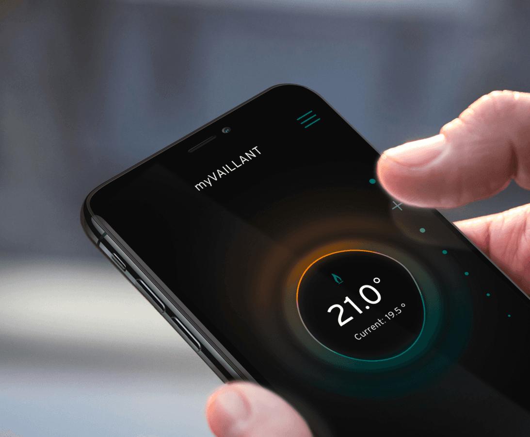 Gardez le contrôle grâce à l'application myVaillant.