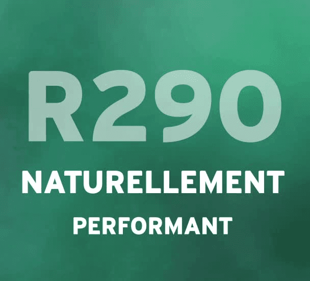 Fonctionne avec le fluide naturel R290, un choix plus respectueux de l'environnement