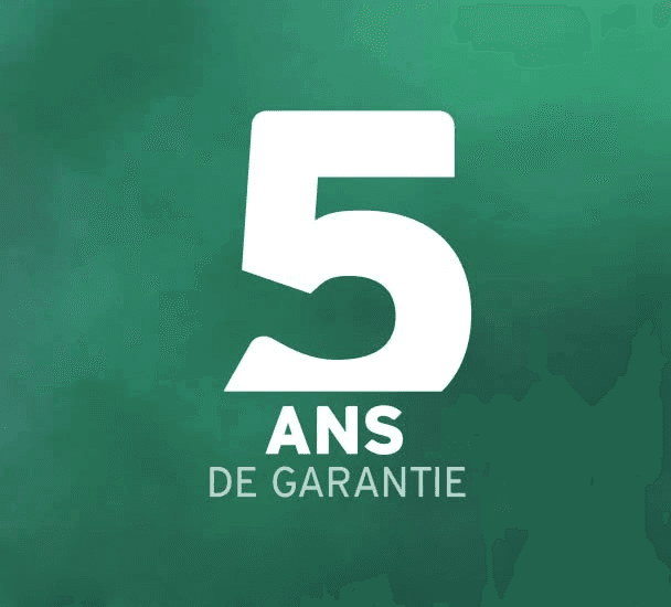 Garantie étendue de 5 ans
